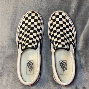 Checkered Slip-On Vans
